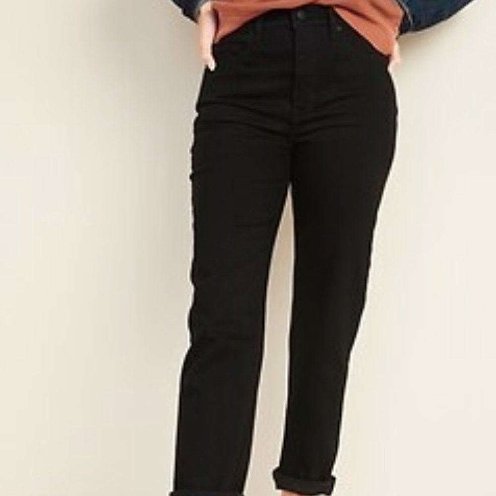 NWOT Extra High-Waisted Sky-Hi Straight Jeans 6